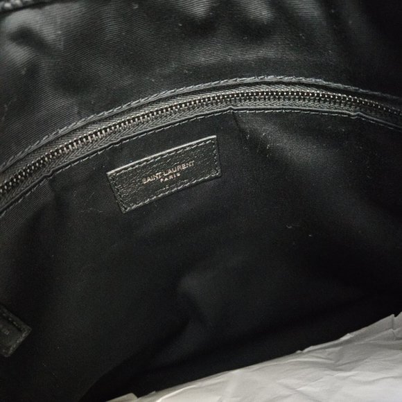 YSL Niki Large Crinkled Calf Shopper Tote Bag- Almost NEW w/ black on black HW - Picture 12 of 17